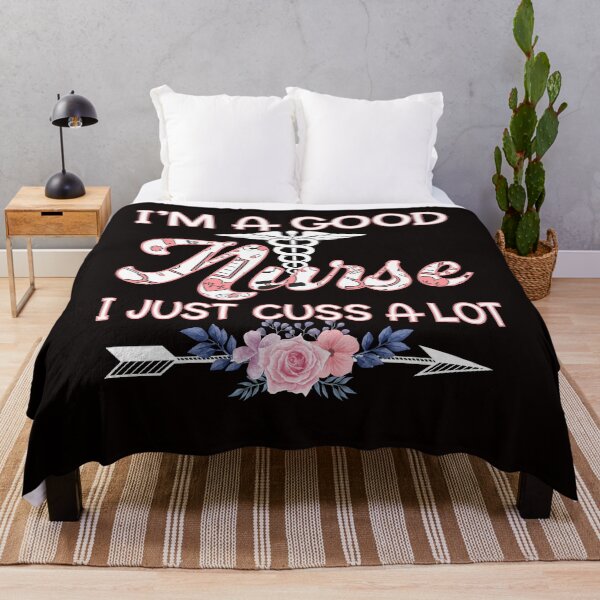 Item preview, I'm A Good Nurse I Just Cuss A Lot designed and sold by RessieSmitham.