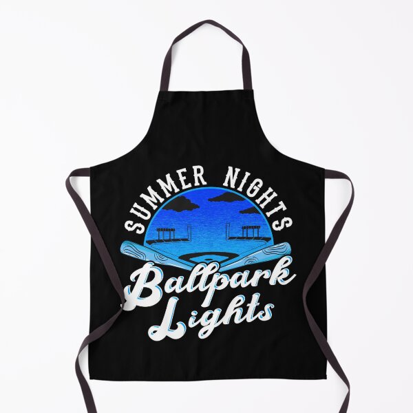Item preview, Summer Nights, Ballpark Lights with baseball bats and diamond designed and sold by Gold Wings Tees.