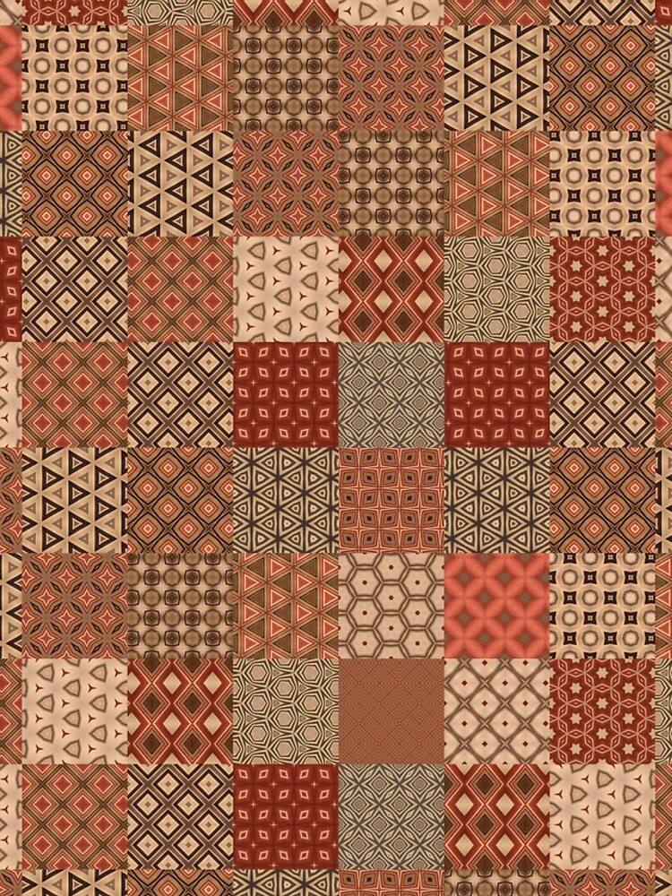 Thumbnail 4 of 4, iPhone Case,  Patchwork Pattern  2 designed and sold by Antava.