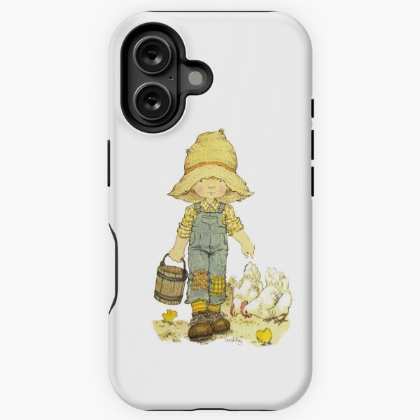 Aperçu de l'œuvre Sarah Kay - enfant avec des poules créée et vendue par jwebmarket.