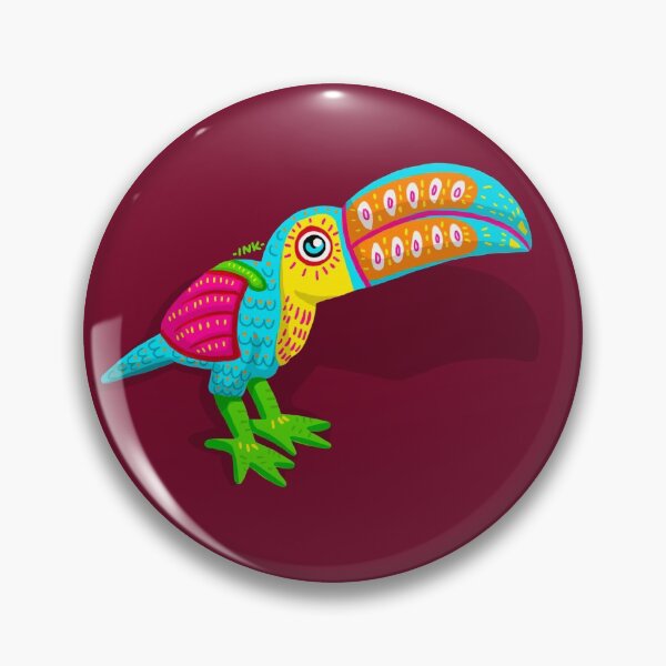 Item preview, Alebrije Mexican Toucan designed and sold by Ink Standy.