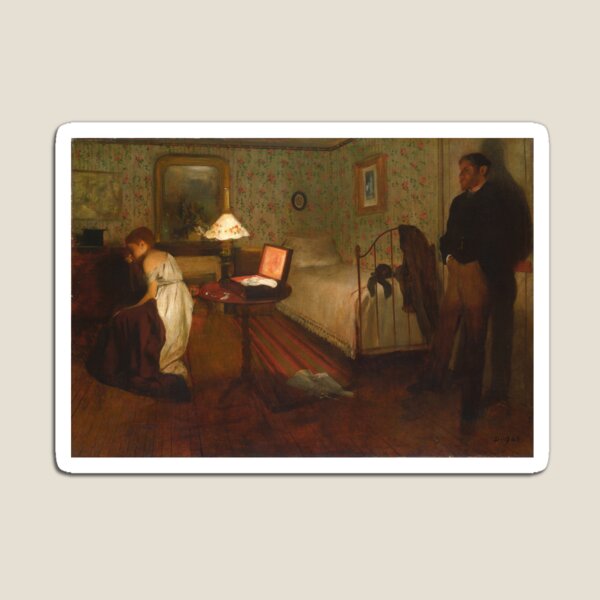 Item preview, Edgar Degas - Interior (1869) designed and sold by HistoryRestored.
