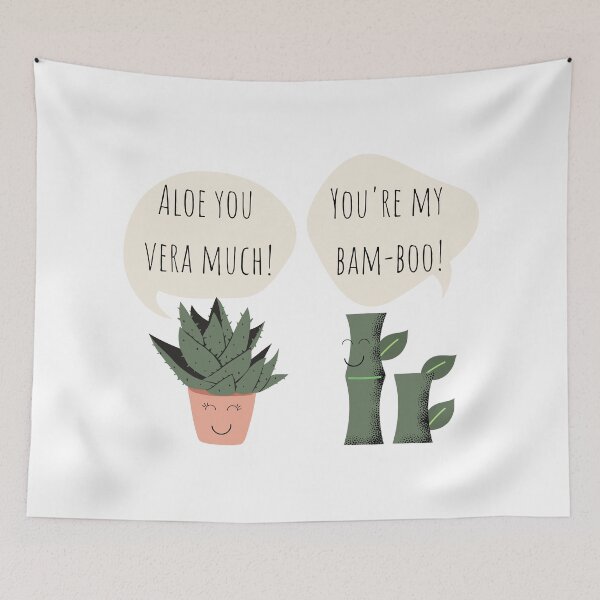 Item preview, Aloe You Vera Much You're My Bamboo Plant Lover Funny Pun designed and sold by A. P..