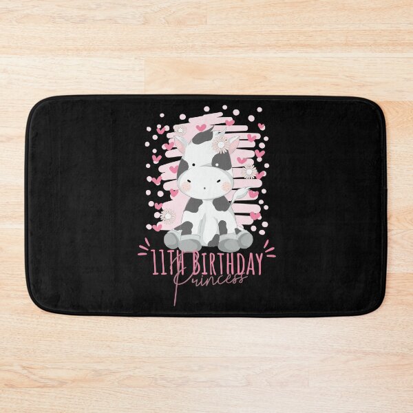 Item preview, 11th Birthday Princess Girl 11 Years Old Cow Lover B-Day print designed and sold by Grabitees.