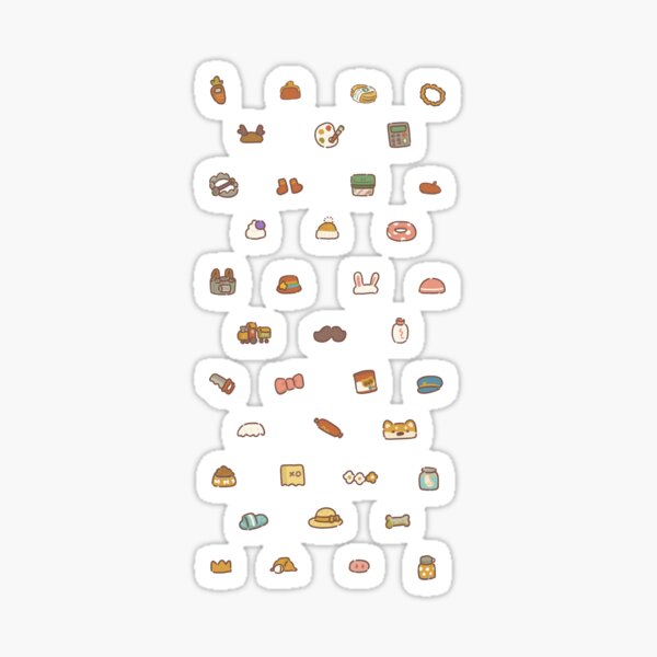 "Animal Restaurant Sticker Set Mementos Set 1 " Sticker for Sale by