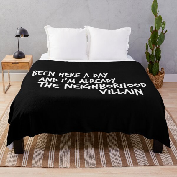 Item preview, Been here a day and I'm already the neighborhood villain  designed and sold by Worranarin.