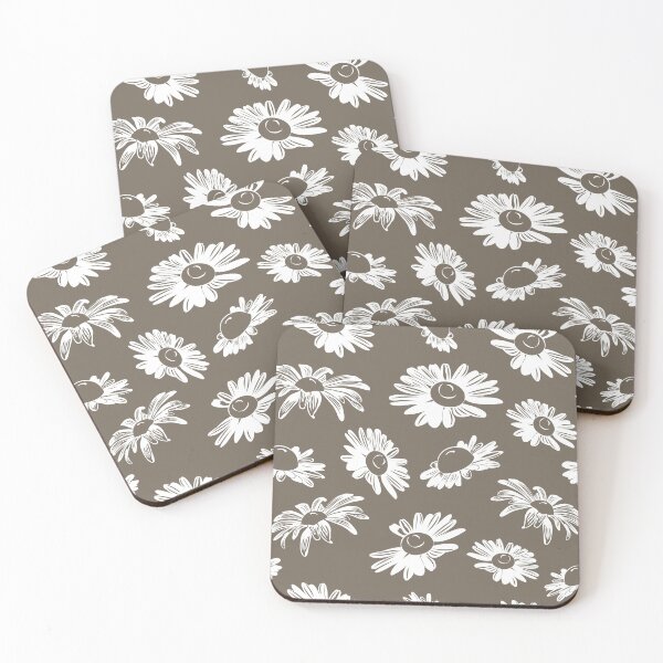 Item preview, Scattered white daisies in bloom designed and sold by danikaVT.