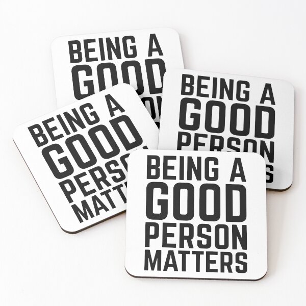 Item preview, Being a good person matters, kindness, humanity, tolerance designed and sold by emmjott.