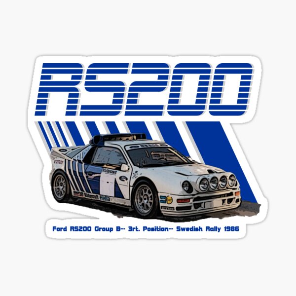 Item preview, FORD RS200 RALLY GROUP B designed and sold by motordessing .store.