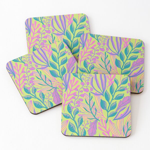 Item preview, nature plant pattern design (green backgorund) designed and sold by riceayoj.