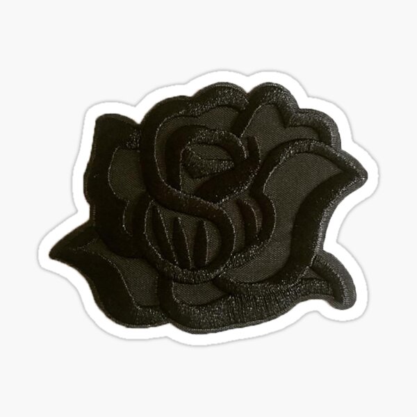 Item preview, Small Black Rose Sticker designed and sold by designolo.