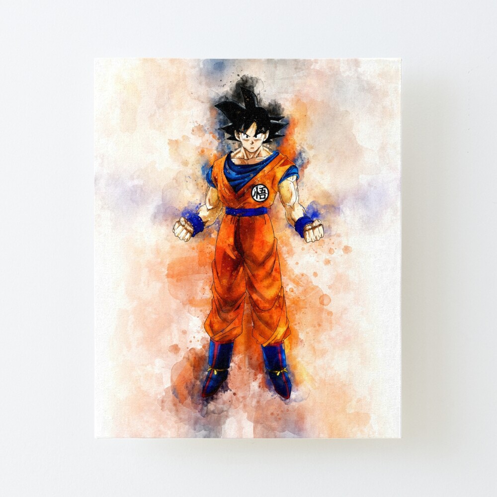 goku watercolor painting