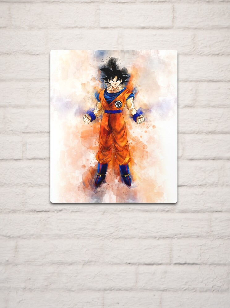 Goku Dragon Ball Z Neon Iridescent (32) Canvas Print
