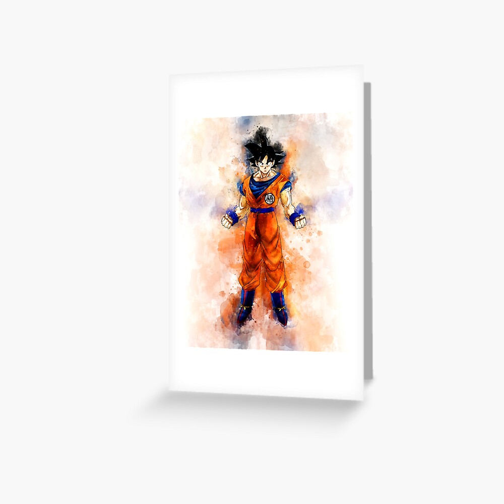 Goku Dragon Ball Z watercolor