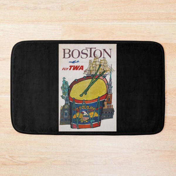 Item preview, retro classic Boston poster designed and sold by CorasPosters.