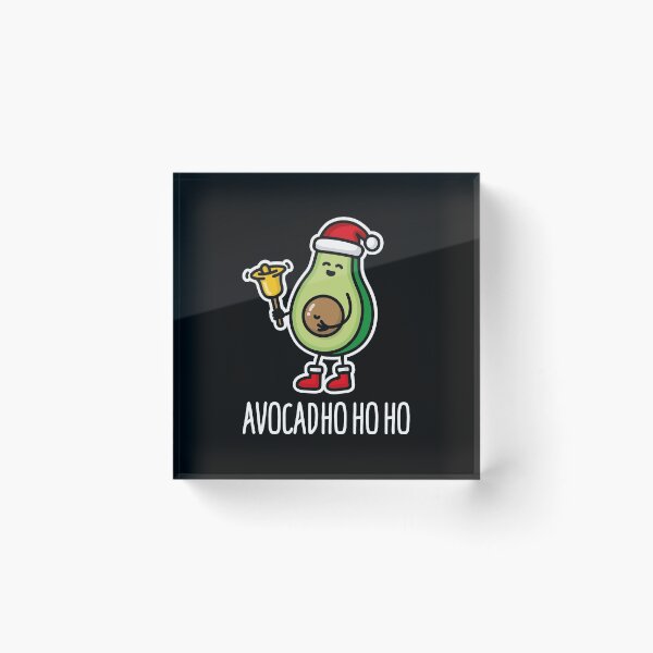Item preview, Avocadho ho ho avocado Santa Claus pun ketogen diet Avocad ho ho ho  pun keto designed and sold by LaundryFactory.