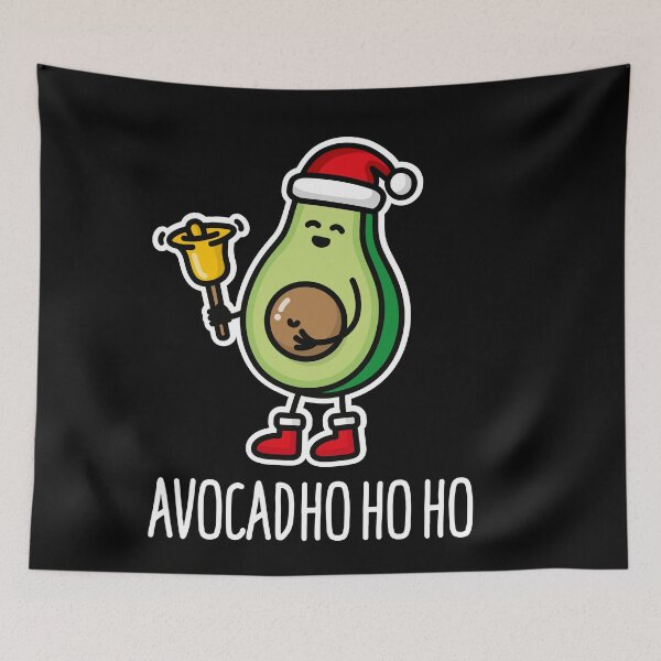 Item preview, Avocadho ho ho avocado Santa Claus pun ketogen diet Avocad ho ho ho  pun keto designed and sold by LaundryFactory.