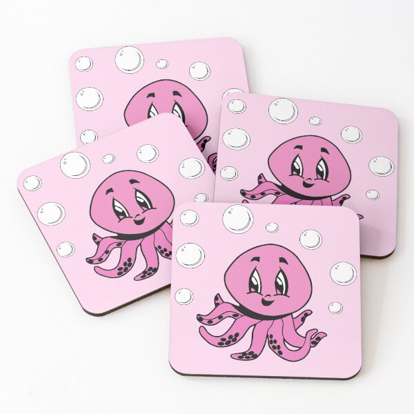 Item preview, Cute Pink Baby Octopus designed and sold by Trace1234.