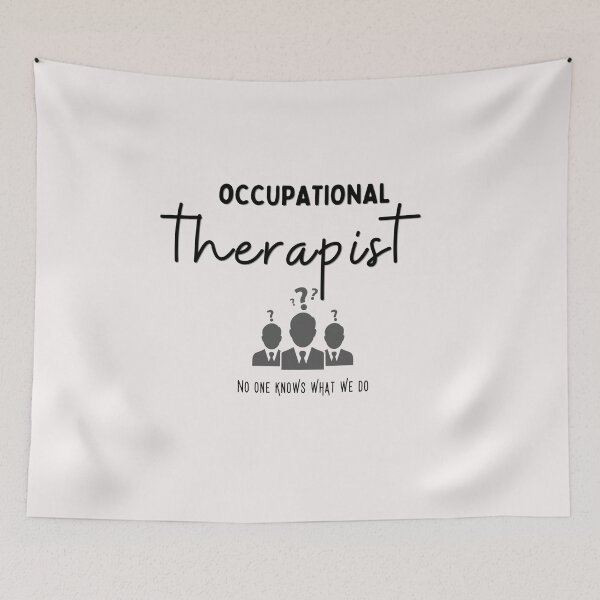 Item preview, occupational therapist - no one knows what we do (black) designed and sold by Millenial Designs.