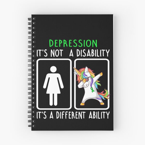 Item preview, Depression It's not a Disability It's a different Ability designed and sold by DianabellShop.