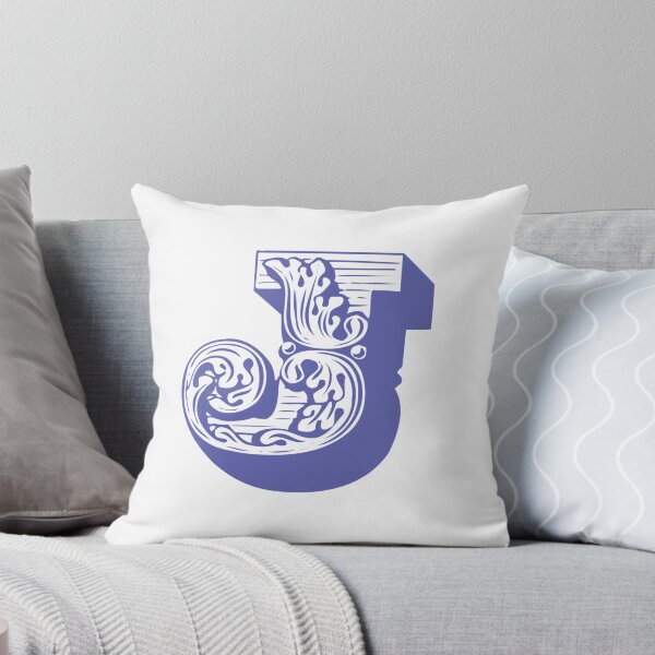Item preview, Alphabet Pillow - J designed and sold by PSGCreative.