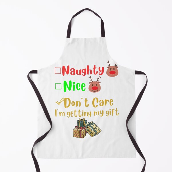 Item preview, Naughty nice don't care funny christmas joke designed and sold by GoodyLeo.