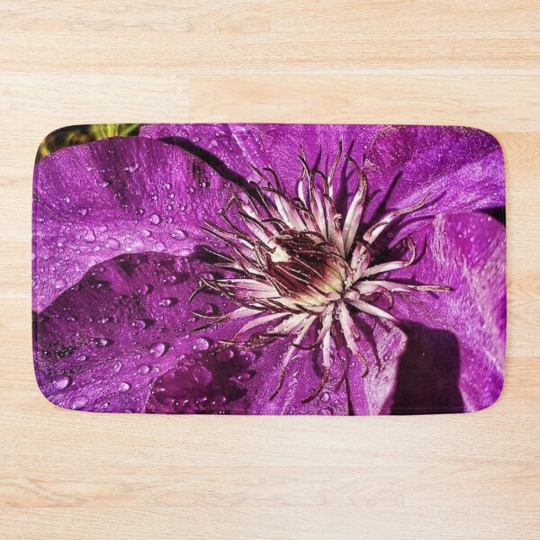 Item preview, Close up of a clematis purple flower  designed and sold by Digibee.