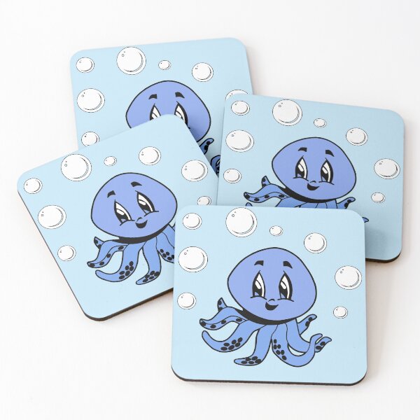 Item preview, Cute Blue Baby Octopus designed and sold by Trace1234.