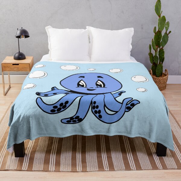 Item preview, Cute Blue Baby Octopus designed and sold by Trace1234.