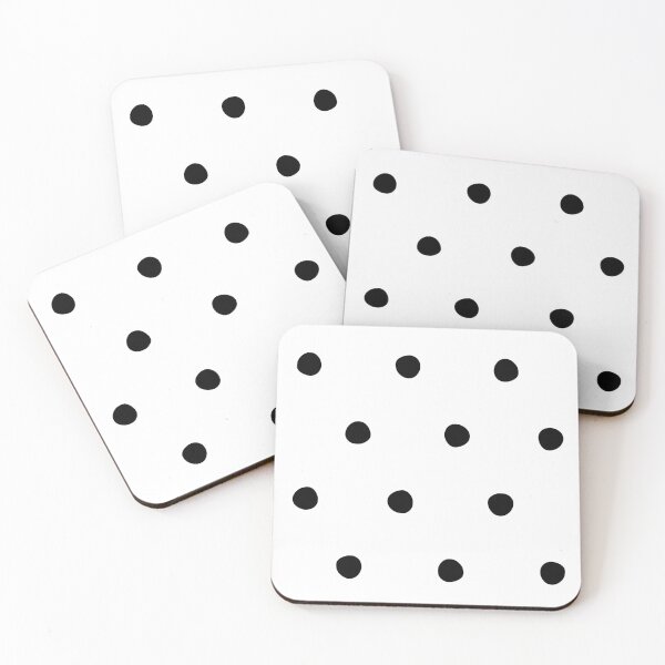 Item preview, Smaller Big Bold Doodle Dots Black on White designed and sold by pipeswitz.