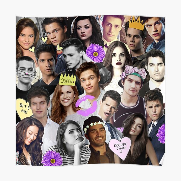 Teen Wolf Collage Poster
