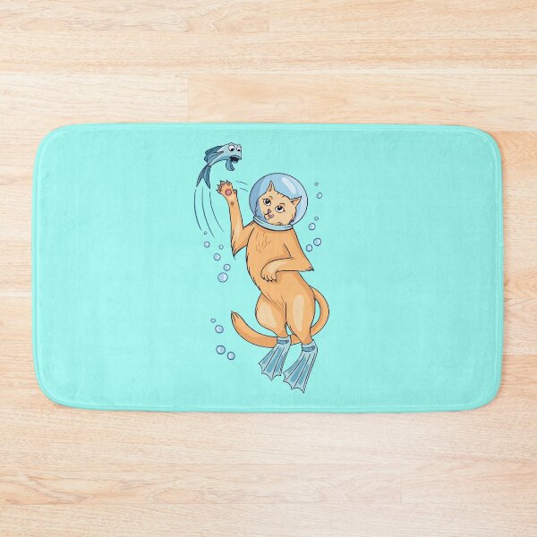Item preview, Crazy Scuba Cat designed and sold by youngdstag.