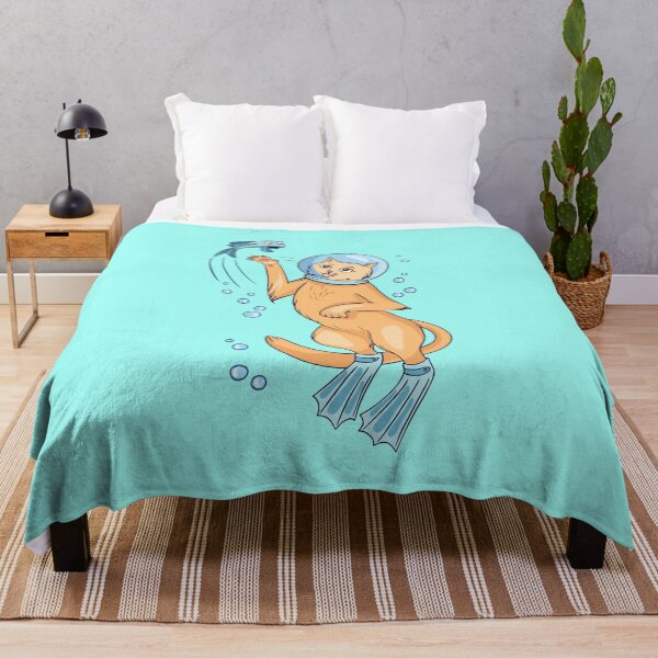 Item preview, Crazy Scuba Cat designed and sold by youngdstag.