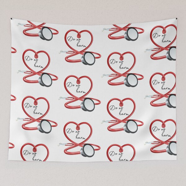 Item preview, Do No Harm Heart Stethoscope designed and sold by miTeless seDign.