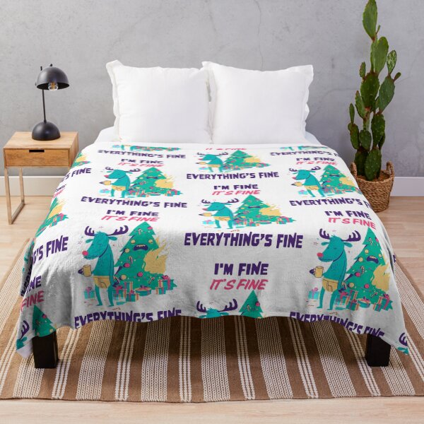 Item preview, I'm fine meme christmas 2020 designed and sold by ForStrong.