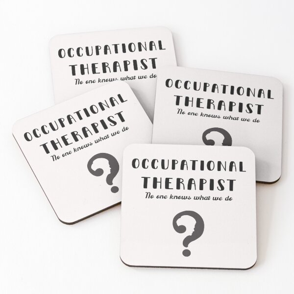 Item preview, occupational therapist #3- no one knows what we do (black) designed and sold by Millenial Designs.