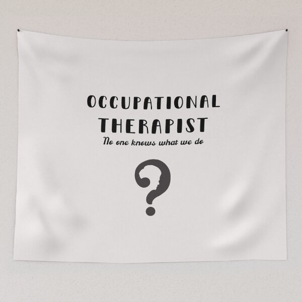 Item preview, occupational therapist #3- no one knows what we do (black) designed and sold by Millenial Designs.