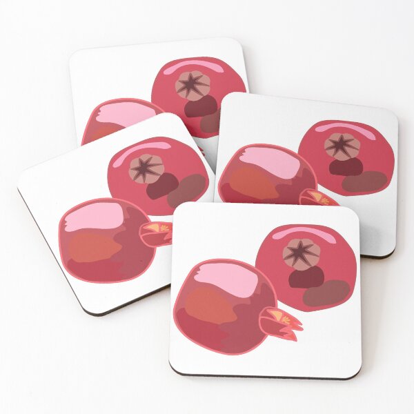 Item preview, Pink pomegranate statement art designed and sold by orangerinka.