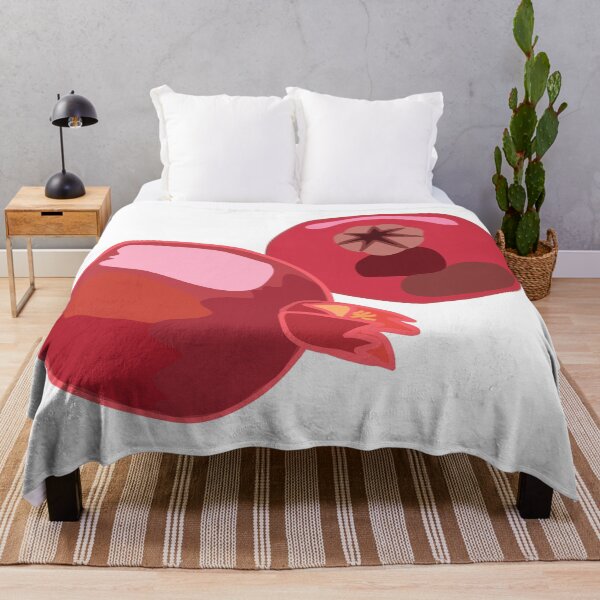 Item preview, Pink pomegranate statement art designed and sold by orangerinka.