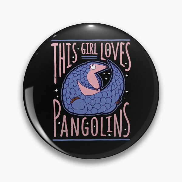 Item preview, This Girl Loves Pangolins - Pangolin Conservation for Girls designed and sold by Bangtees.