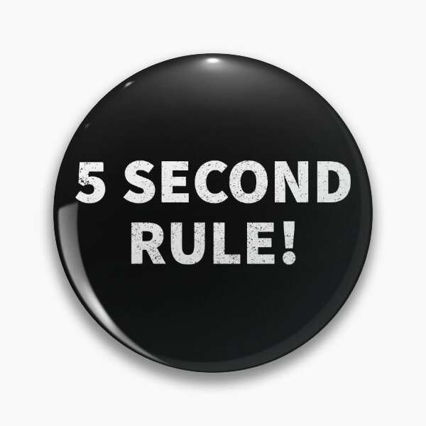 Item preview, 5 Second Rule designed and sold by Gold Wings Tees.