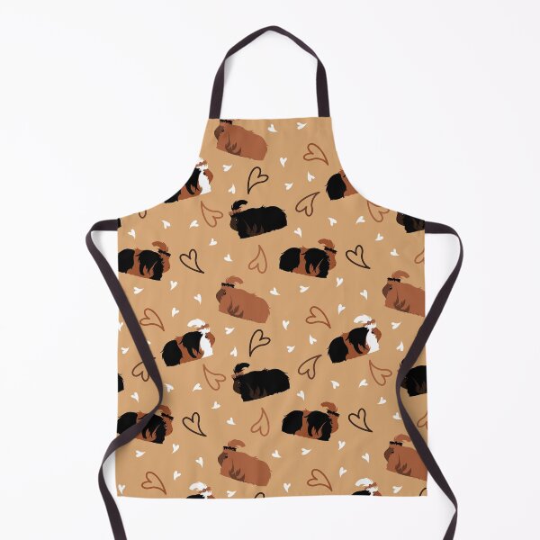Item preview, Love Silkie Guinea pig - Black and Brown designed and sold by Lulupainting.