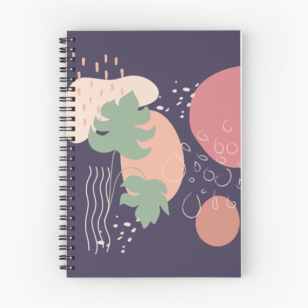 Item preview, Abstract shapes dots lines and tropical plants digital design illustration 68 designed and sold by MyBlackDreams.