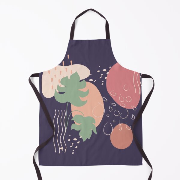 Item preview, Abstract shapes dots lines and tropical plants digital design illustration 68 designed and sold by MyBlackDreams.