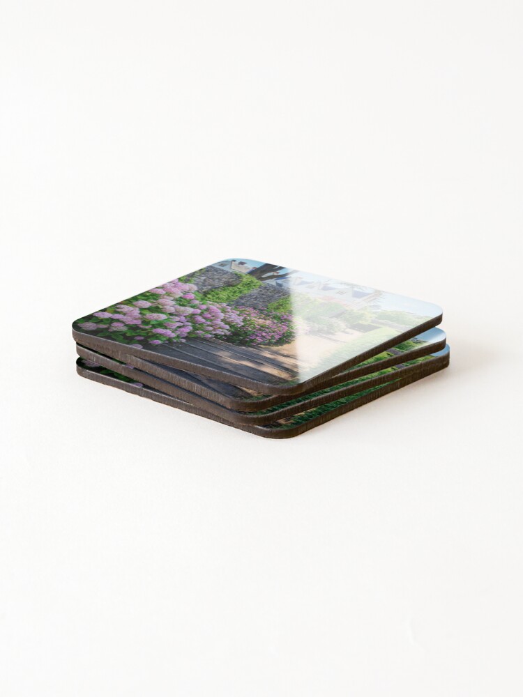 Thumbnail 4 of 5, Coasters (Set of 4), Hydrangeas designed and sold by RJDowns.