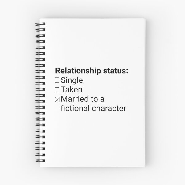 Item preview, Married to a fictional character designed and sold by bookloversclub.