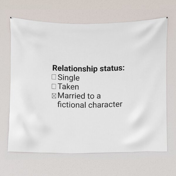 Item preview, Married to a fictional character designed and sold by bookloversclub.