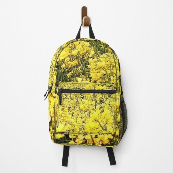 Item preview, Fields of gold yellow Rapeseed flowers mountain background designed and sold by Digibee.
