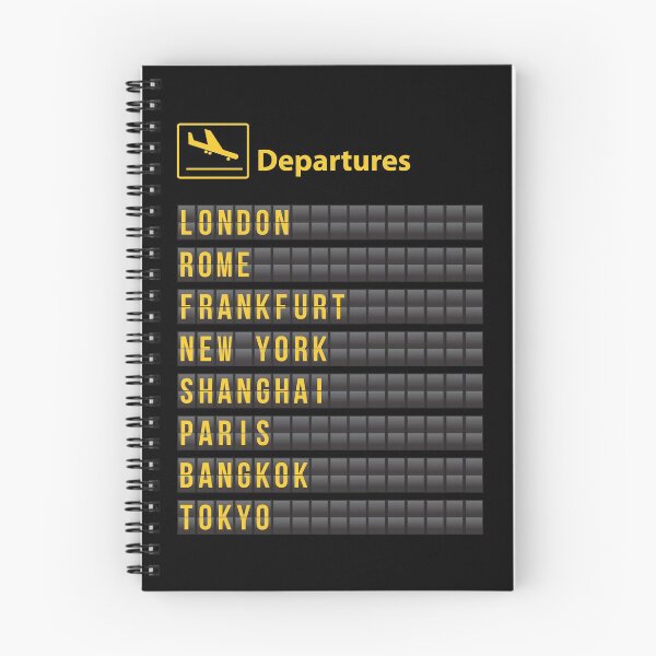 Item preview, Airport Board Departures designed and sold by anass002.