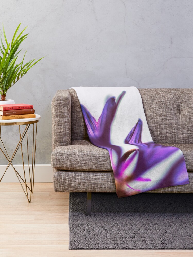 Alternate view of Flower Mystical Throw Blanket